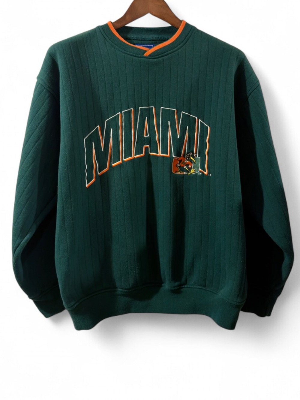 Vintage STARTER Univ of Miami Sweatshirt Size Medium
